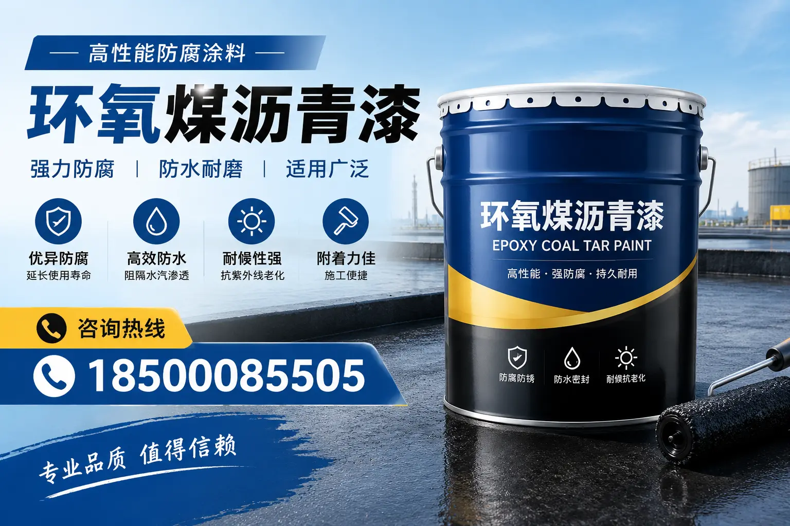 环氧煤沥青漆的主要成分与功能，三亚用户深度了解