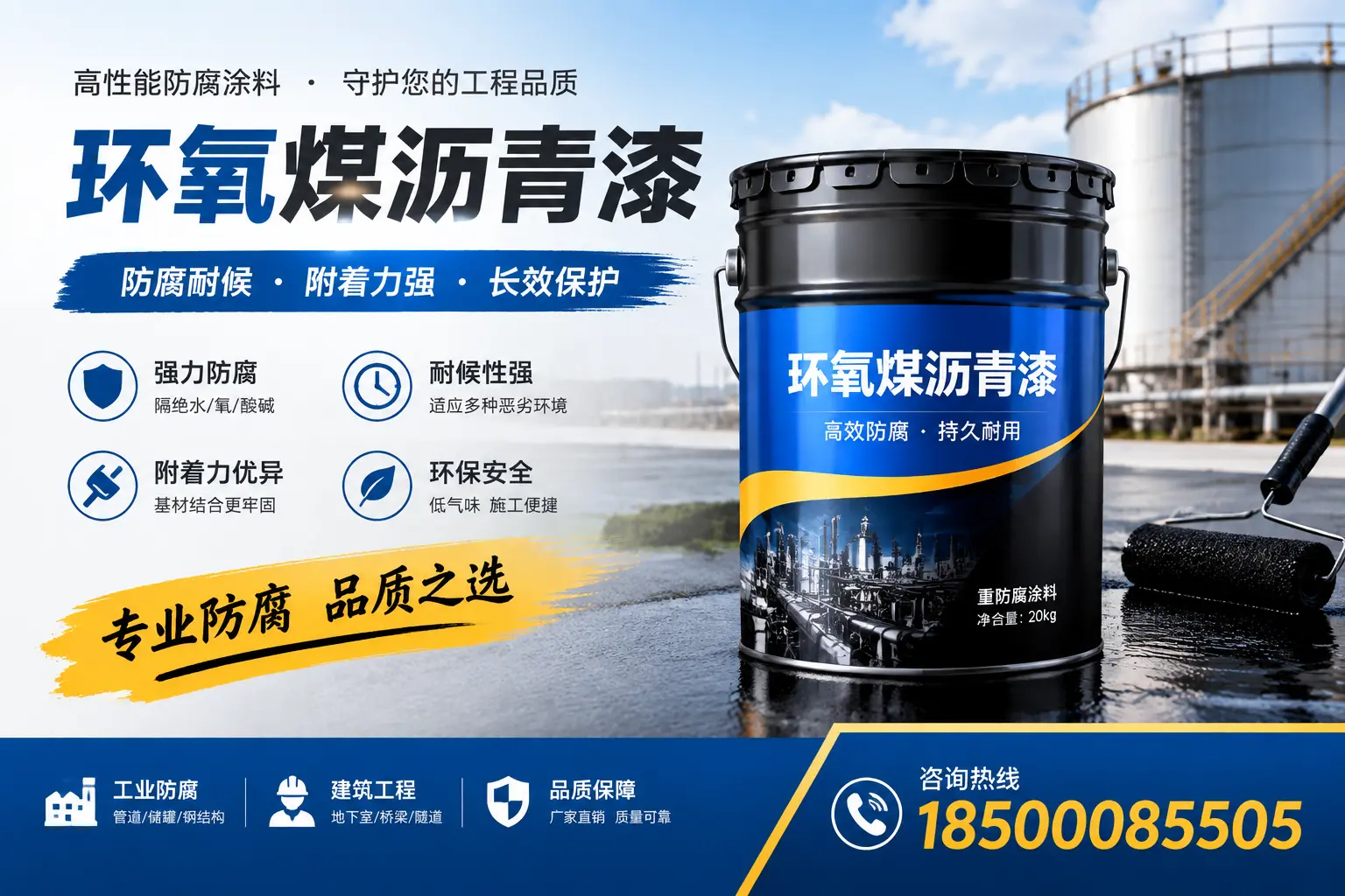 如何选择适合的环氧煤沥青漆？三亚市场选型指南